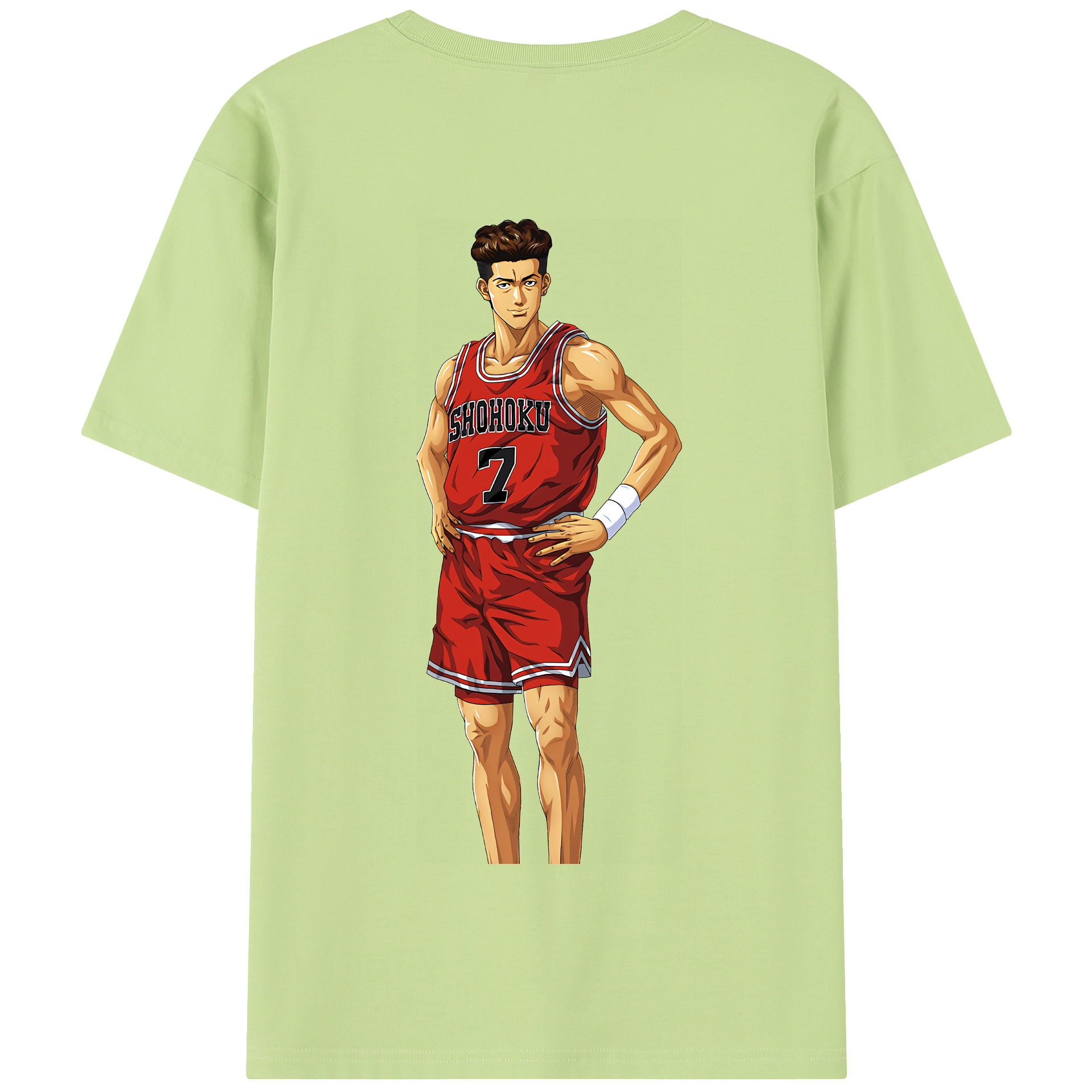 SLAM DUNK／スラムダンク 綿100％半袖Tシャツ（背面プリント）